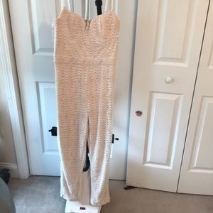 White/Nude Lace Body Suit